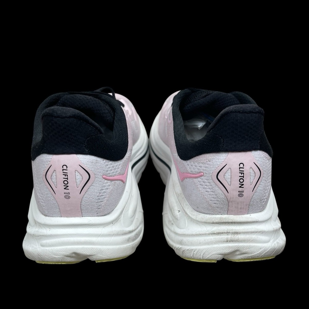 HOKA Clifton 10 Running Shoes Carnation Pink Cushioned Athleisure Trainer Women - Picture 7 of 10